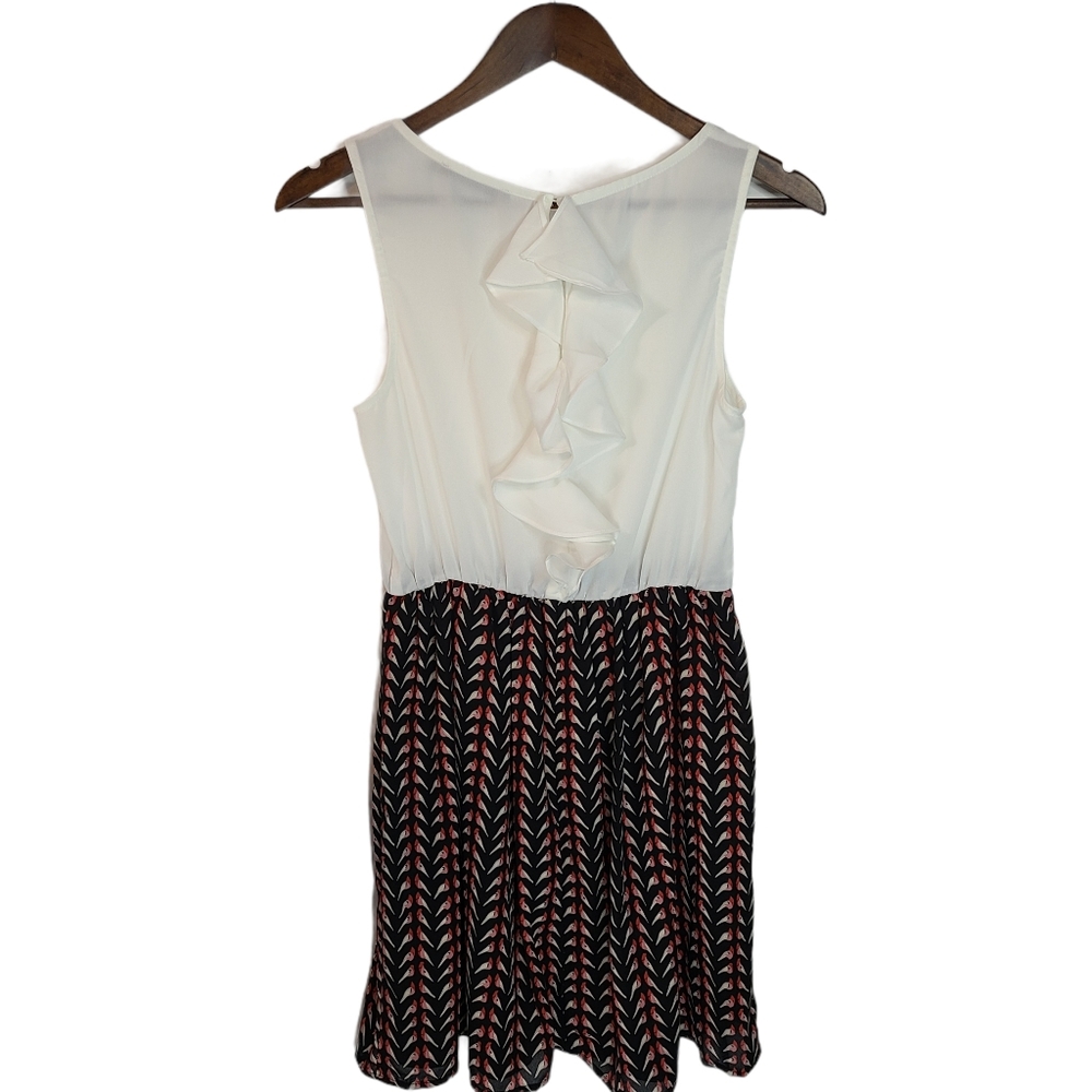 Doe & Rae Bird Pattern Dress Small - Picture 4 of 5
